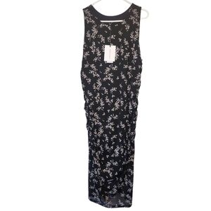 41 Hawthorn Sleeveless Stretch Dress Size 2X Black/white